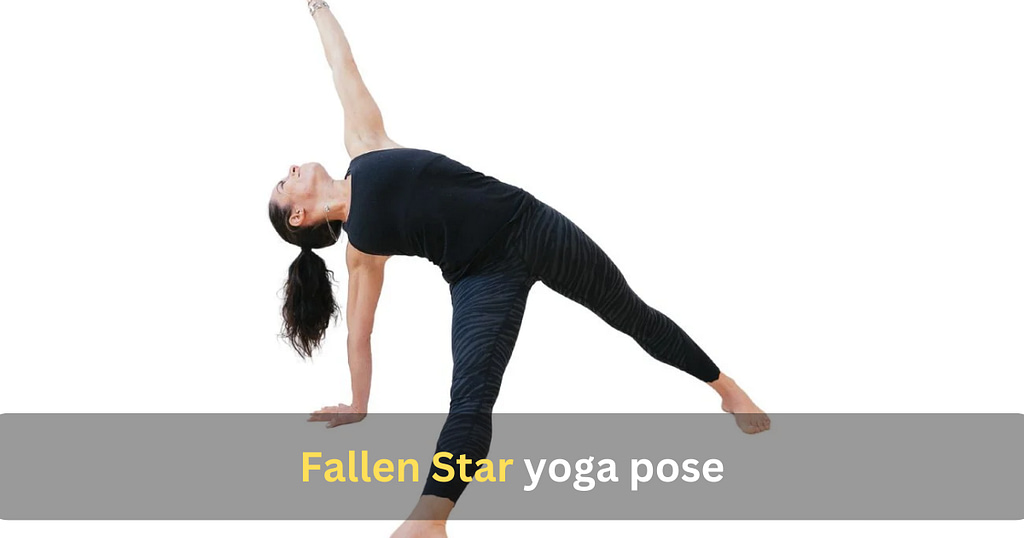 Fallen Star yoga pose